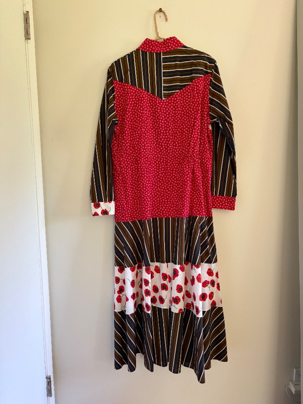 KENZO DRESS - MIDI PANELLED SHIRT DRESS - Picture 5 of 5